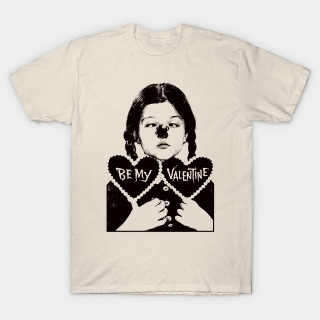 Wednesday Addams "Be my Valentine" T-Shirt by snowblood